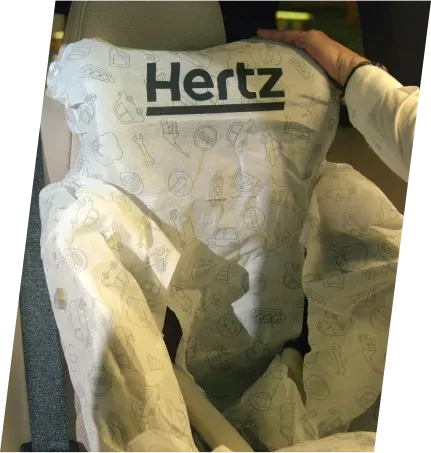 Hertz seat cover