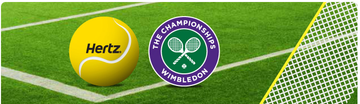 Hertz is the official trnsport provider for Wimbledon