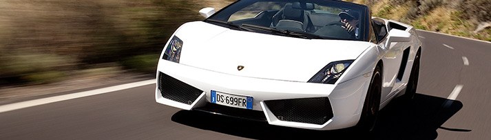 Rent LAMBORGHINI Gallardo Spider in Italy  Hertz Dream Collection.