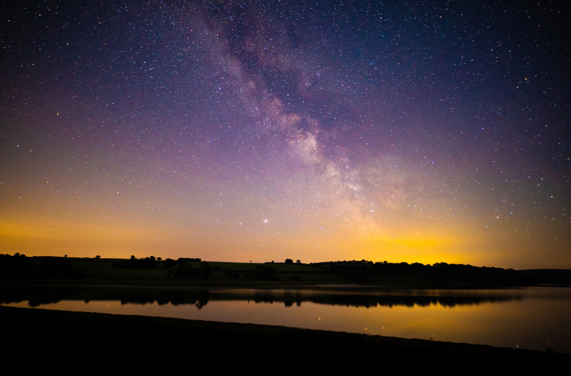 night sky from Exmoor