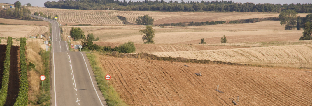 Driving in and around Santiago de Compostela