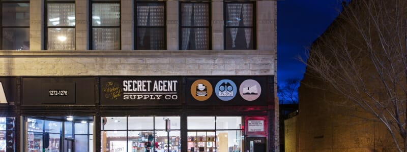 Wicker Park Secret Agent Supply Co., Fournisseur des Agents Secret, Chicago