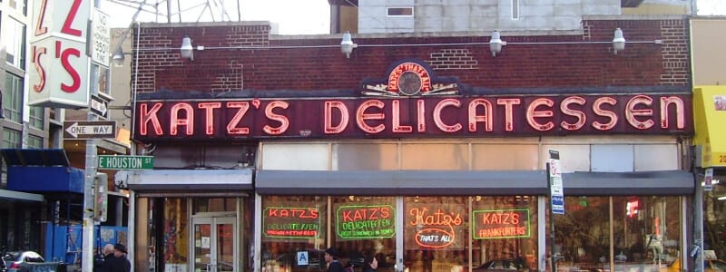 Katz’s Deli, Quand Harry rencontre Sally