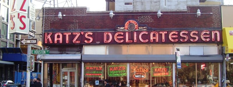 Katz’s Deli, Quand Harry rencontre Sally