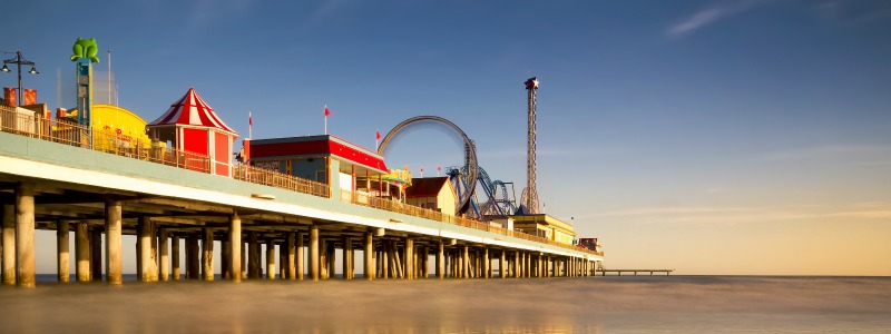 Jetée historique de Galveston Island